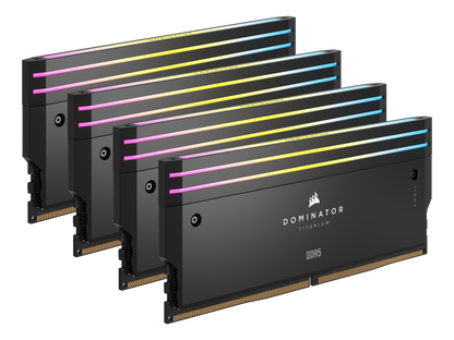 CORSAIR DOMINATOR TITANIUM 96GB (4 x 24GB) DDR5 6400 (PC5 51200) Desktop Memory Model CMP96GX5M4B6400C32