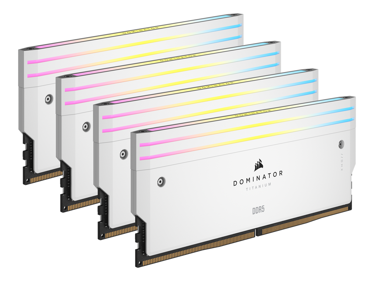 CORSAIR DOMINATOR TITANIUM 64GB (4 x 16GB) DDR5 6400 (PC5 51200) Desktop Memory Model CMP64GX5M4B6400C32W