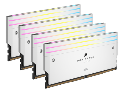 CORSAIR DOMINATOR TITANIUM 64GB (4 x 16GB) DDR5 6400 (PC5 51200) Desktop Memory Model CMP64GX5M4B6400C32W