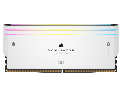 CORSAIR DOMINATOR TITANIUM 48GB (2 x 24GB) DDR5 6000 (PC5 48000) Desktop Memory Model CMP48GX5M2B6000C30W