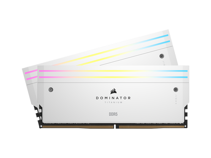 CORSAIR DOMINATOR TITANIUM 32GB (2 x 16GB) DDR5 6400 (PC5 51200) Desktop Memory Model CMP32GX5M2B6400C32W