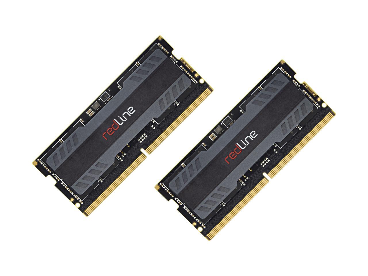 Mushkin Enhanced Redline 32GB (2 x 16GB) 262-Pin DDR5 SO-DIMM DDR5 5600 (PC5 44800) Laptop Memory Model MRA5S560LKKD16GX2