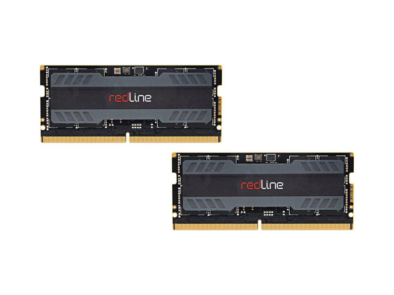 Mushkin Enhanced Redline 32GB (2 x 16GB) 262-Pin DDR5 SO-DIMM DDR5 5600 (PC5 44800) Laptop Memory Model MRA5S560LKKD16GX2