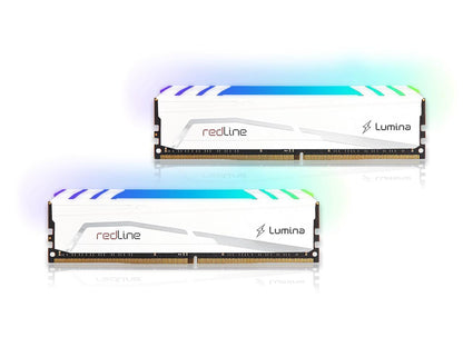 Mushkin Enhanced Redline Lumina RGB 64GB (2 x 32GB) 288-Pin PC RAM DDR5 6000 (PC5 48000) Desktop Memory Model MLB5C600DDDP32GX2