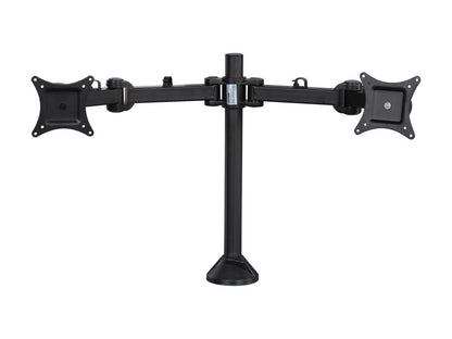 SIIG CE-MT0Q11-S1 Articulating Dual Monitor Desk Mount - 13" to 27"