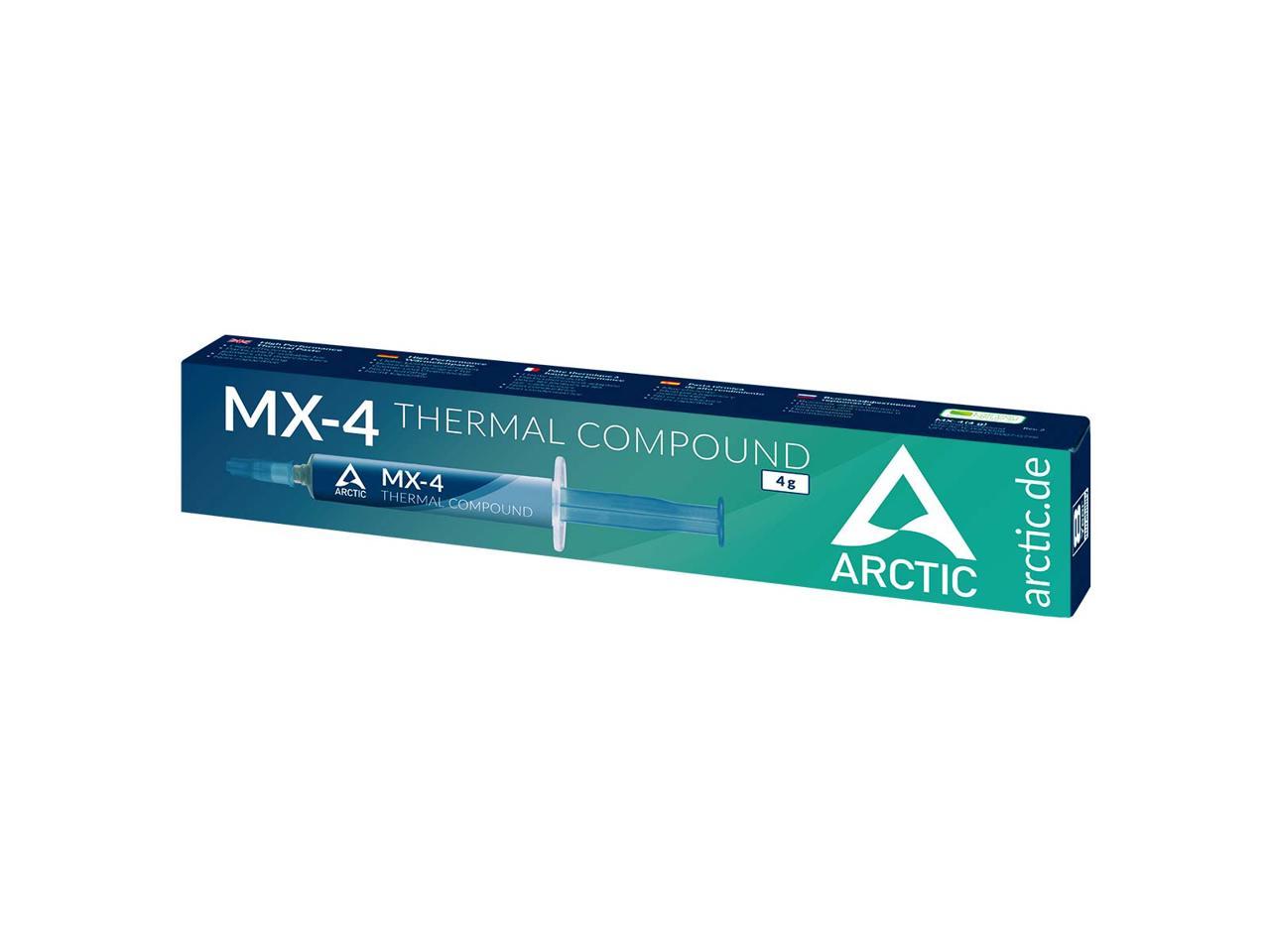 ARCTIC MX-4 (4 g) - Premium Performance Thermal Paste for all processors (CPU, GPU - PC, PS4, XBOX), very high thermal conductivity, long durability, safe application, non-conductive, non-capacitive