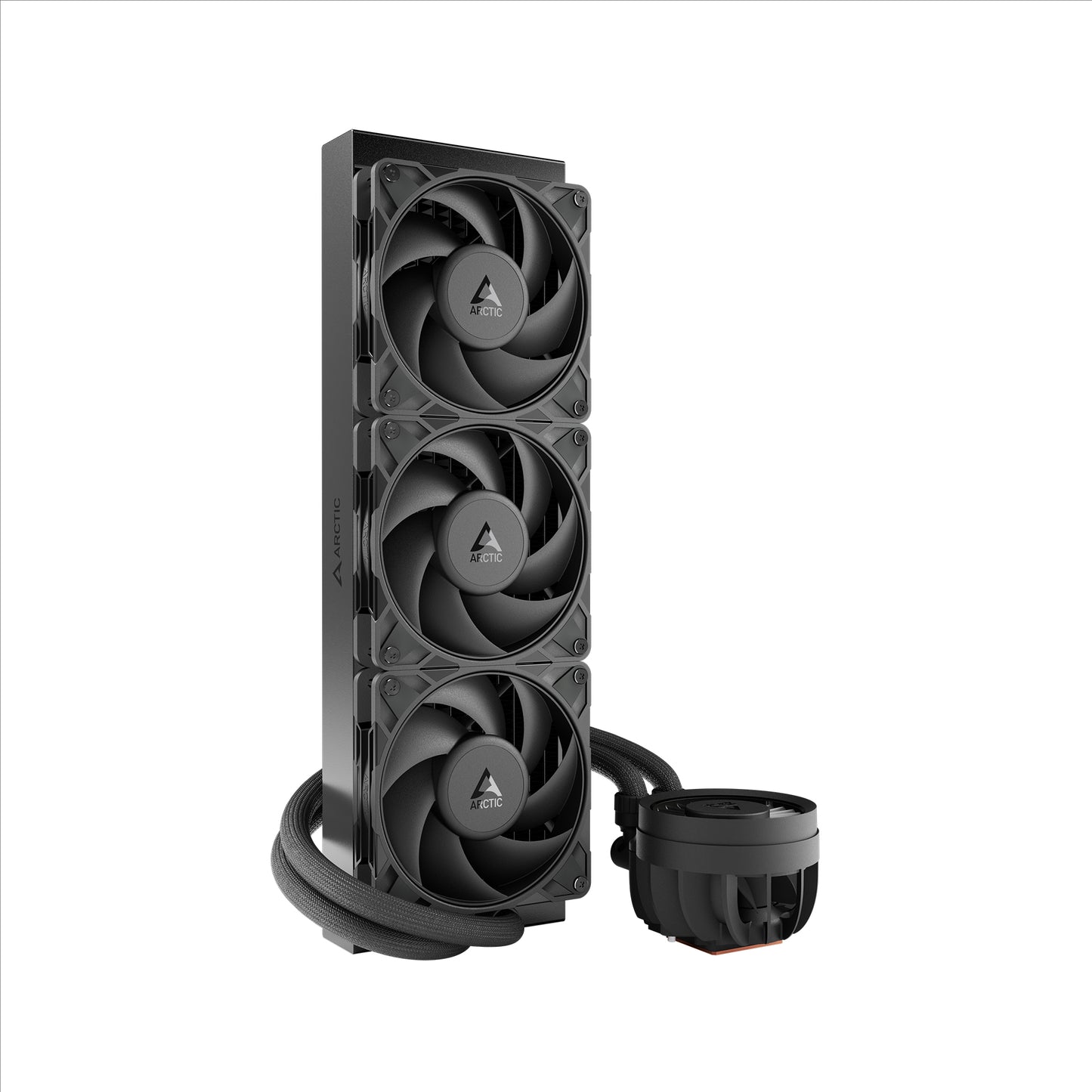 ARCTIC Liquid Freezer III Pro 360 AIO CPU Cooler 3 x 120 mm Water Cooling 38 mm Radiator PWM Pump VRM Fan AMD AM5/AM4 Intel LGA1851/1700 Contact Frame Black Model ACFRE00180A