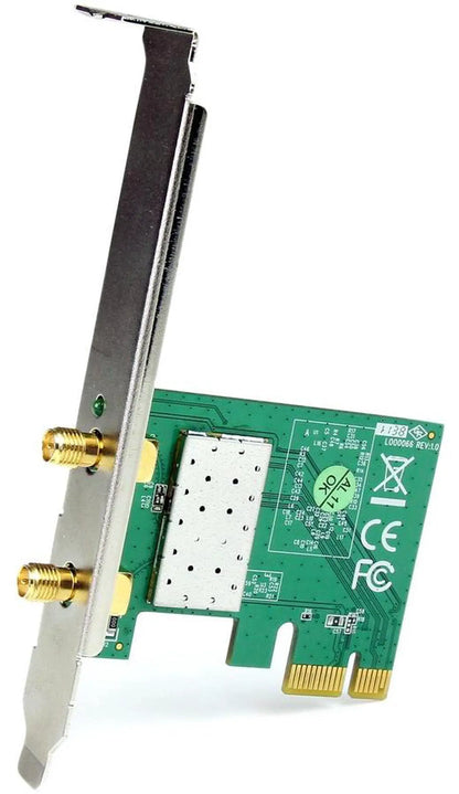 StarTech.com PCI Express Wireless N Adapter - 300 Mbps PCIe 802.11 b/g/n Network Adapter Card - 2T2R 2.2 dBi - Model PEX300WN2X2