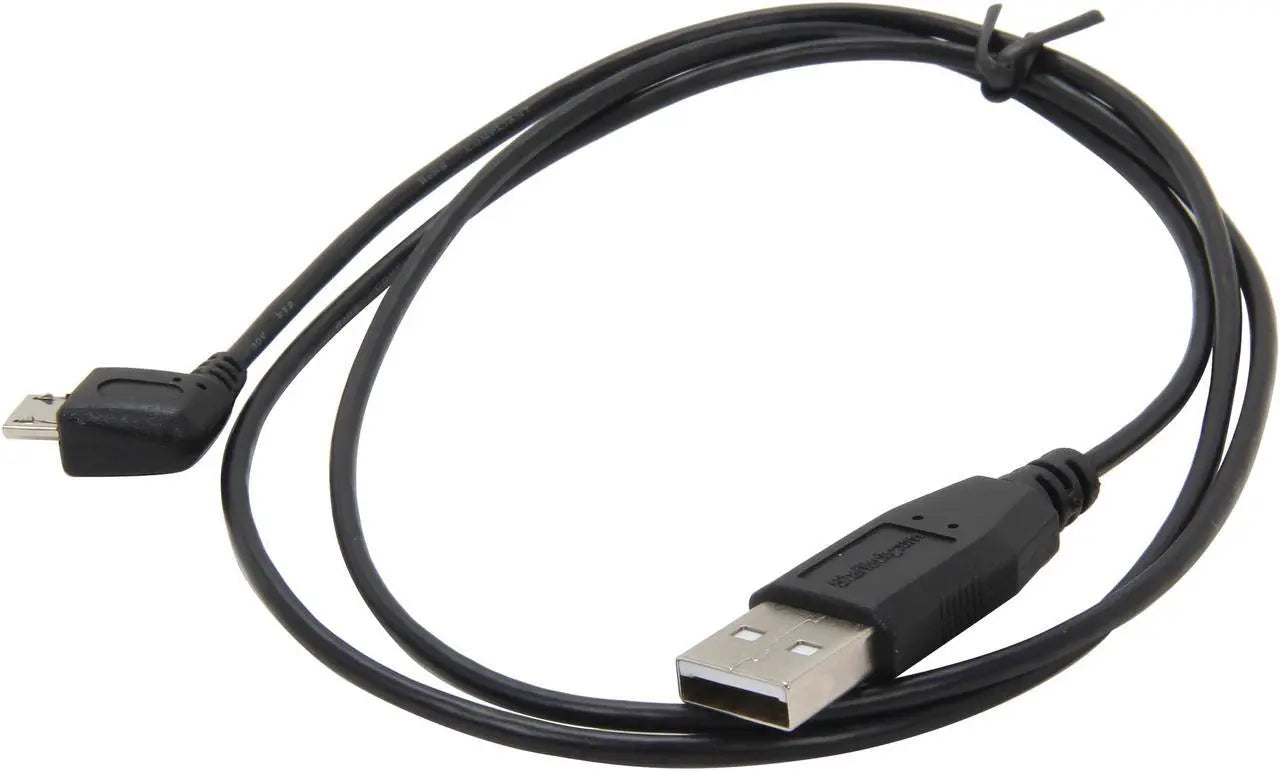 StarTech.com UUSBHAUB3LA 3 ft / 91cm Micro USB Cable - A to Left Angle Micro B - USB Type A - 90 Degree Micro-USB Type B (M) - Black