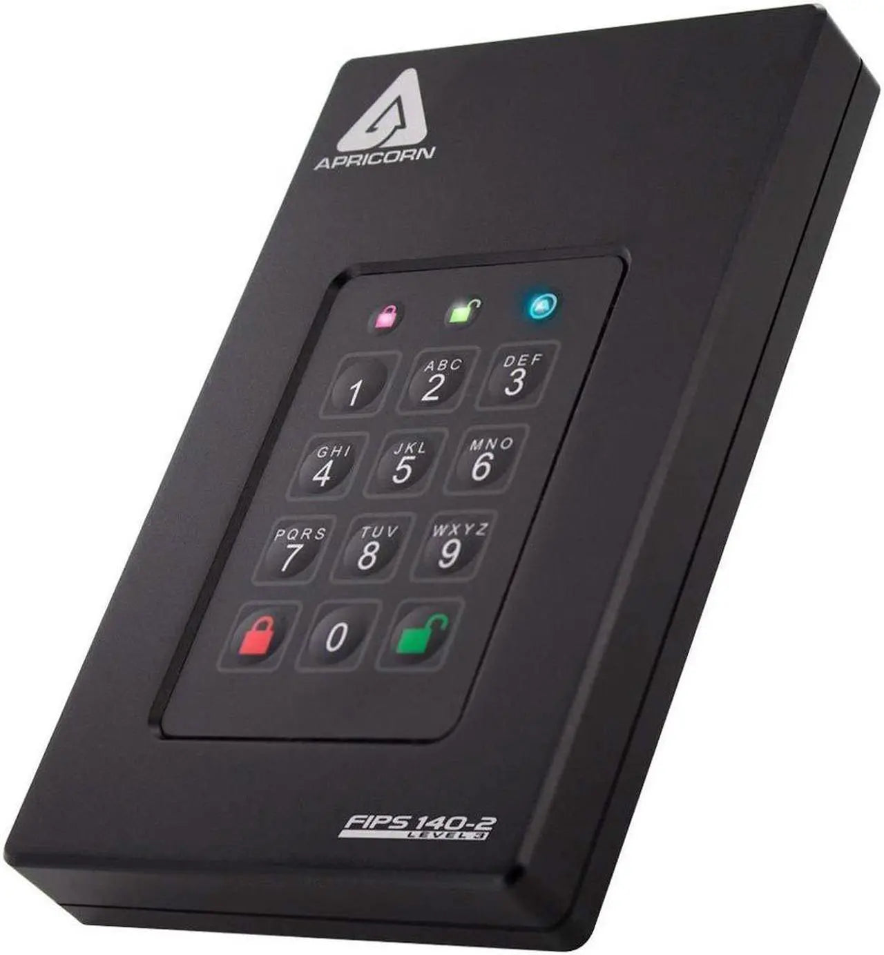 Apricorn 500GB Aegis Fortress L3- FIPS Level 3 Validated USB 3.0 Hardware Encrypted Portable Drive - Model AFL3-500
