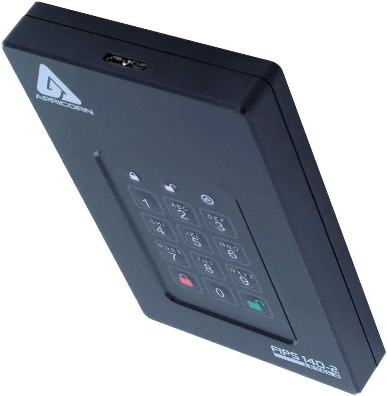 Apricorn 500GB Aegis Fortress L3- FIPS Level 3 Validated USB 3.0 Hardware Encrypted Portable Drive - Model AFL3-500