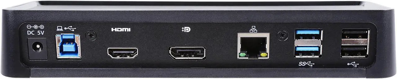 Kensington Dual DisplayPort & HDMI Docking Station USB 3.0 for Windows, Mac OS, Surface Pro & Surface Laptop Model K33997WW)