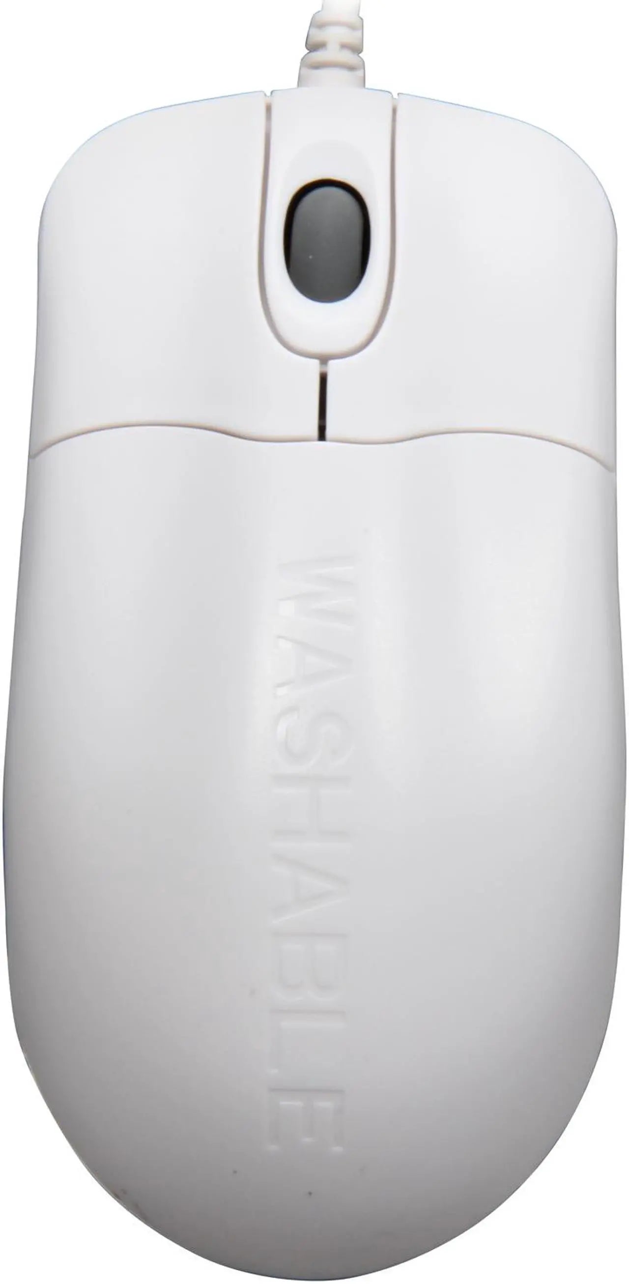 SEALSHIELD SILVER STORM Optical Mouse White 2 Buttons 1 x Wheel USB Wired Optical Mouse - Model STWM042 