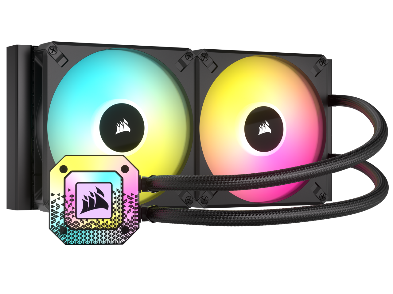 CORSAIR iCUE H115i ELITE CAPELLIX XT Liquid CPU Cooler - AF140 RGB ELITE Fans - 280mm Radiator - Intel® LGA 1700, 1200, 115X, 2066, AMD® AM5, AM4