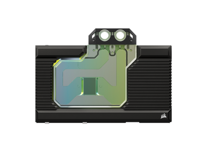 CORSAIR Hydro X Series iCUE LINK XG7 RGB 4080 SUPRIM/GAMING TRIO GPU Water Block - For MSI GeForce RTX 4080 GAMING SUPRIM/GAMING TRIO cards - Nickel-Plated Copper GPU Water Block with Included Backplate