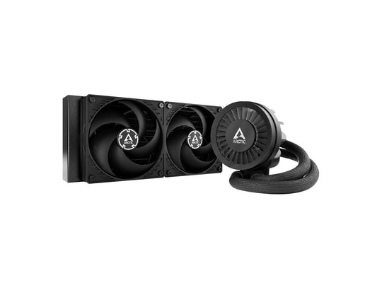 ARCTIC COOLING Liquid Freezer III - 240: All-in-One CPU Water Cooler with 240mm radiator and 2x P12 PWM PST fan, compatible Intel LGA1700, 1851 and AMD AM4, AM5 - Black color