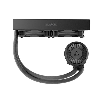 ARCTIC 240 mm Liquid Freezer III Pro 240 AIO CPU Cooler Water Cooling, 38 mm Radiator PWM Pump VRM Fan AMD AM5/AM4 Intel LGA1851/1700 Contact Frame Black Model ACFRE00178A