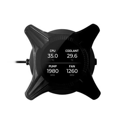 EVGA CLCx 360mm All-In-One LCD CPU Liquid Cooler, 3x 120mm PWM ARGB Fans, Intel, AMD, 5 YR Warranty Model 400-HY-CX36-V1