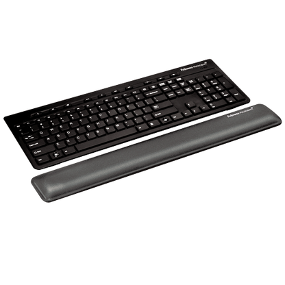 Fellowes Gel and Polyester Keyboard Wrist Rest - Graphite - Model 9175301