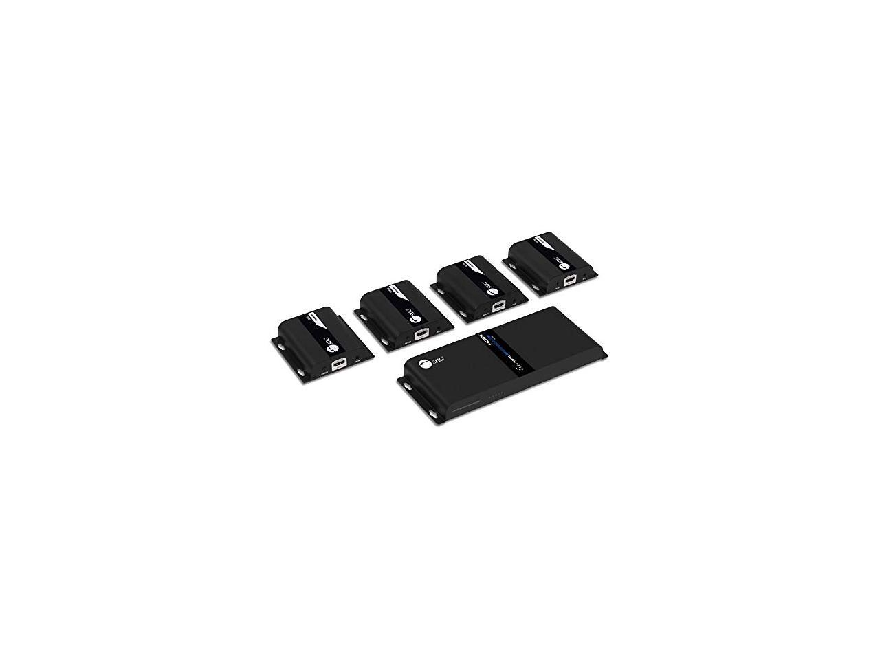 SIIG 1x4 1080p HDMI Splitter HDbitT over IP Extender Kit 120m CEH26V11S1