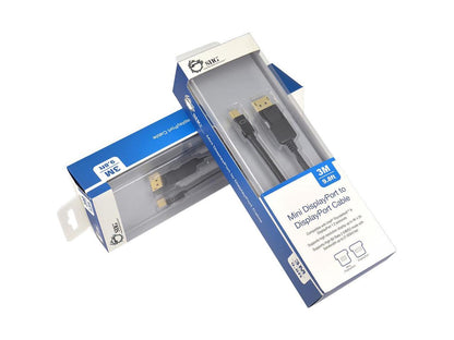 SIIG CB-DP1K12-S1 Displayport Cable - Displayport (M) To Mini Displayport (M) - 10 Ft ( Displayport 1.2 ) - Black