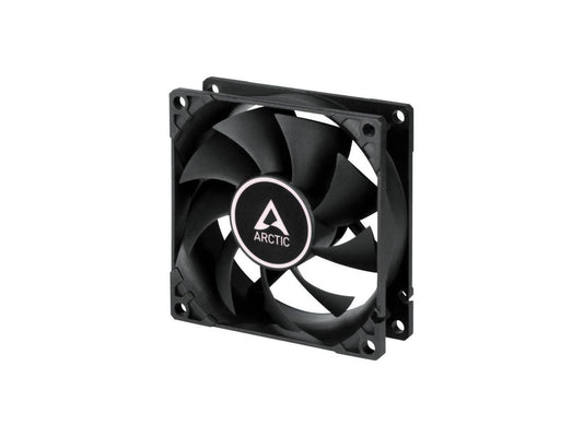 Arctic F8 8cm Case Fan, Black, 9 Blades, Fluid Dynamic, 6 Year Warranty