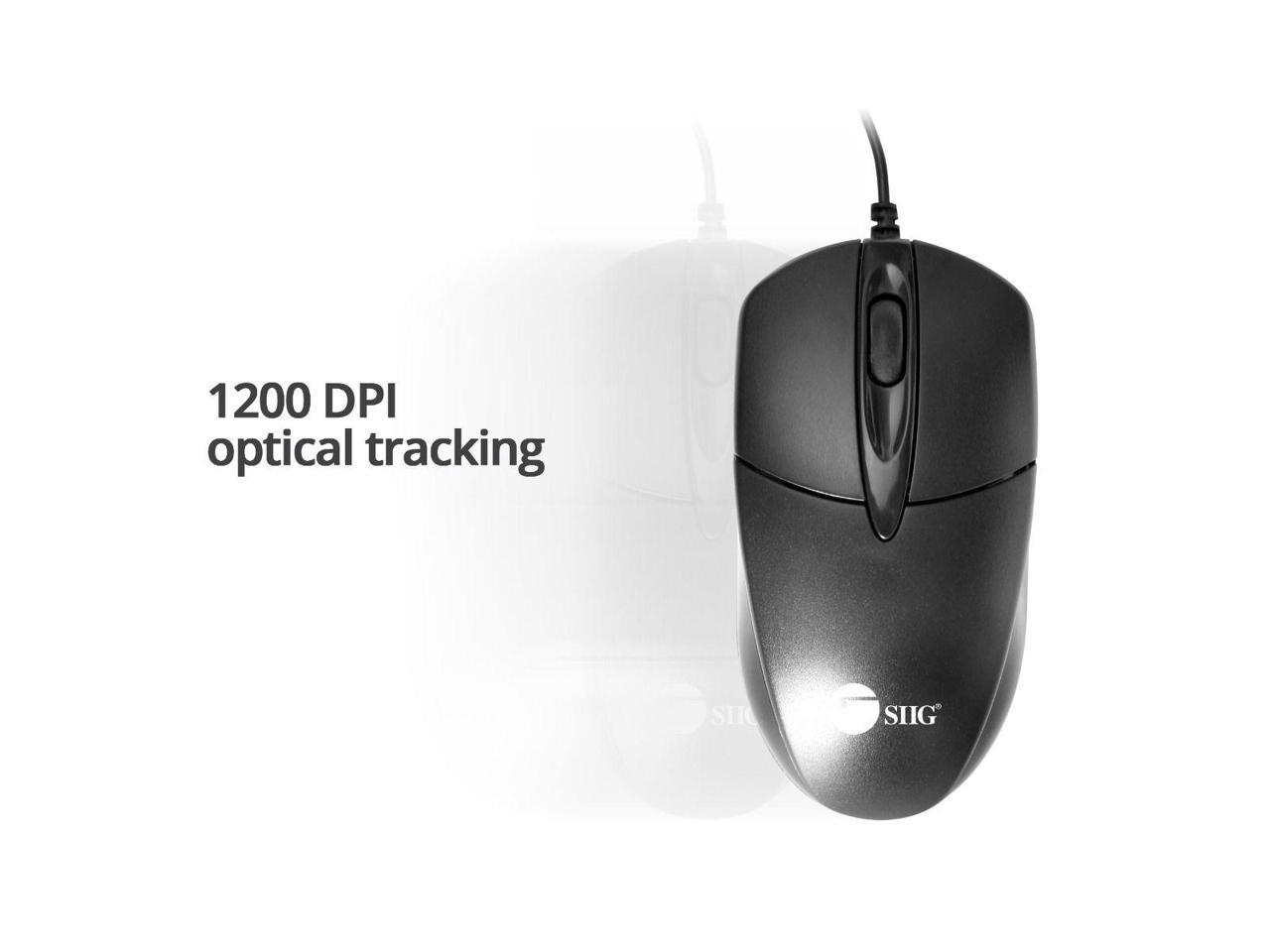 SIIG Mouse USB Optical Mouse Bulk Pack