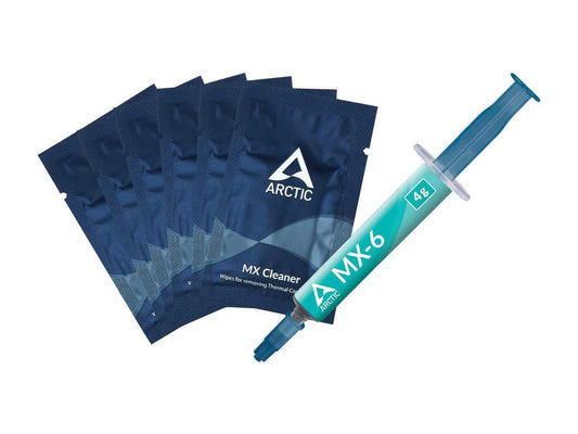 Arctic MX-6 ULTIMATE Performance Thermal Paste with 6x MX Cleaner