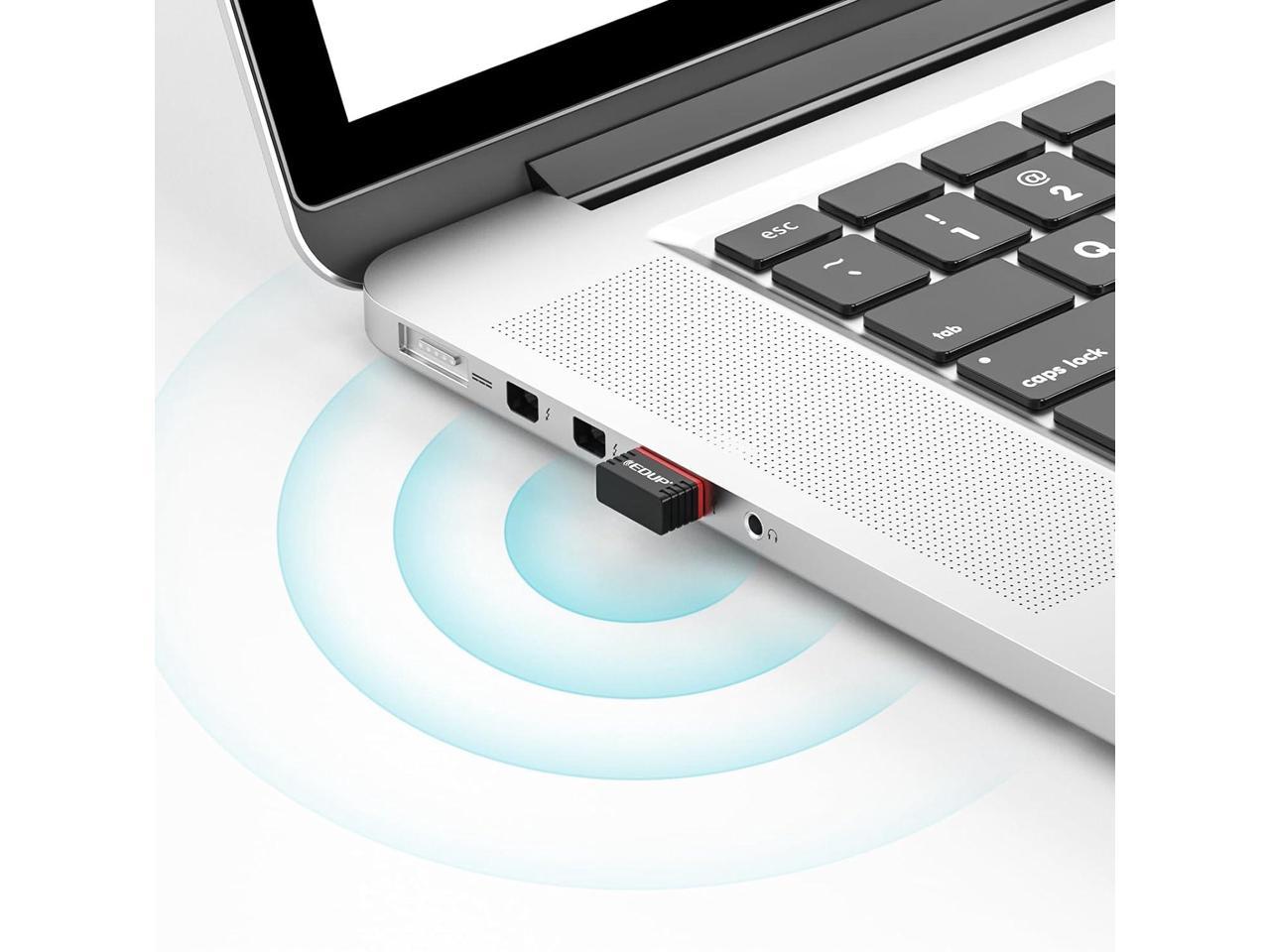 EDUP 802.11ax Nano USB WiFi 6 Adapter for PC, EDUP 2.4G 300Mbps Wireless Mini USB WiFi-Adapter for Laptop Desktop PC, Travel Size Driver-Free USB WiFi Dongle, Support Windows 11/10/7