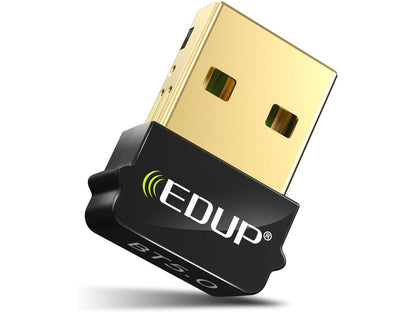 EDUP Mini USB Bluetooth 5.0 Adapter for PC, USB 2.0 Bluetooth EDR Dongle for Desktop/PC/Laptop, 66ft/20M Transmission Range, BT 5.0 Adapter Support Windows 10/8.1/8 /7 (Need Installed Driver) EP-B3519