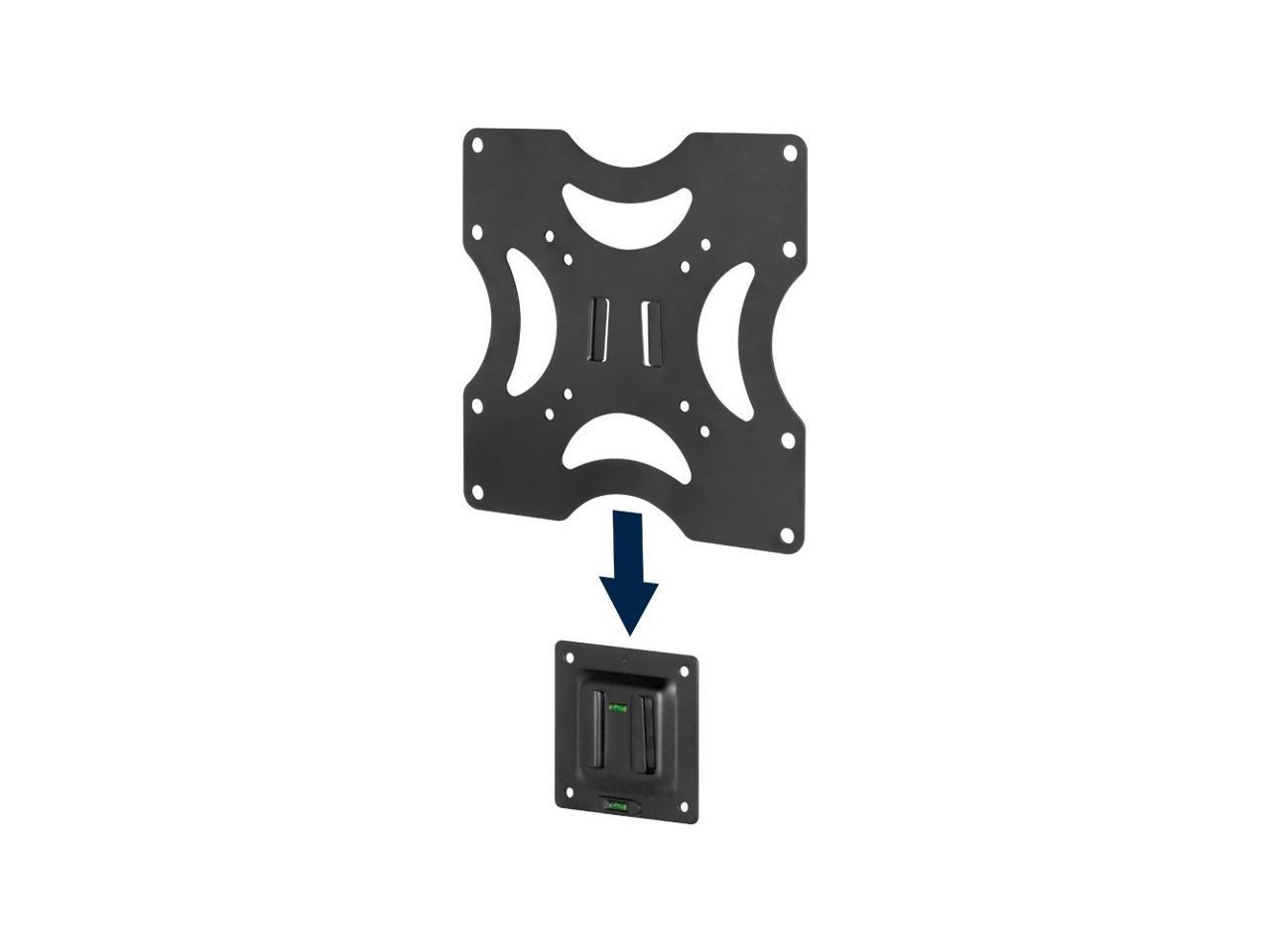 Arctic TV Basic S Slim Fixed Wall Mount bracket for 19 -55 Inch LED LCD Plasma TV fits, Up to 37kg weight capacity Color Black Model AEMNT00044A