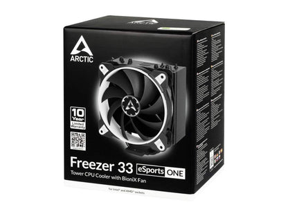ARCTIC Freezer 34 eSports DUO Edition - Tower CPU Cooler with Push-Pull Configuration I Silent 3-Phase-Motor and wide range of regulation 200 to 2100 RPM - Includes 2 low noise PWM 120 mm Fans – White