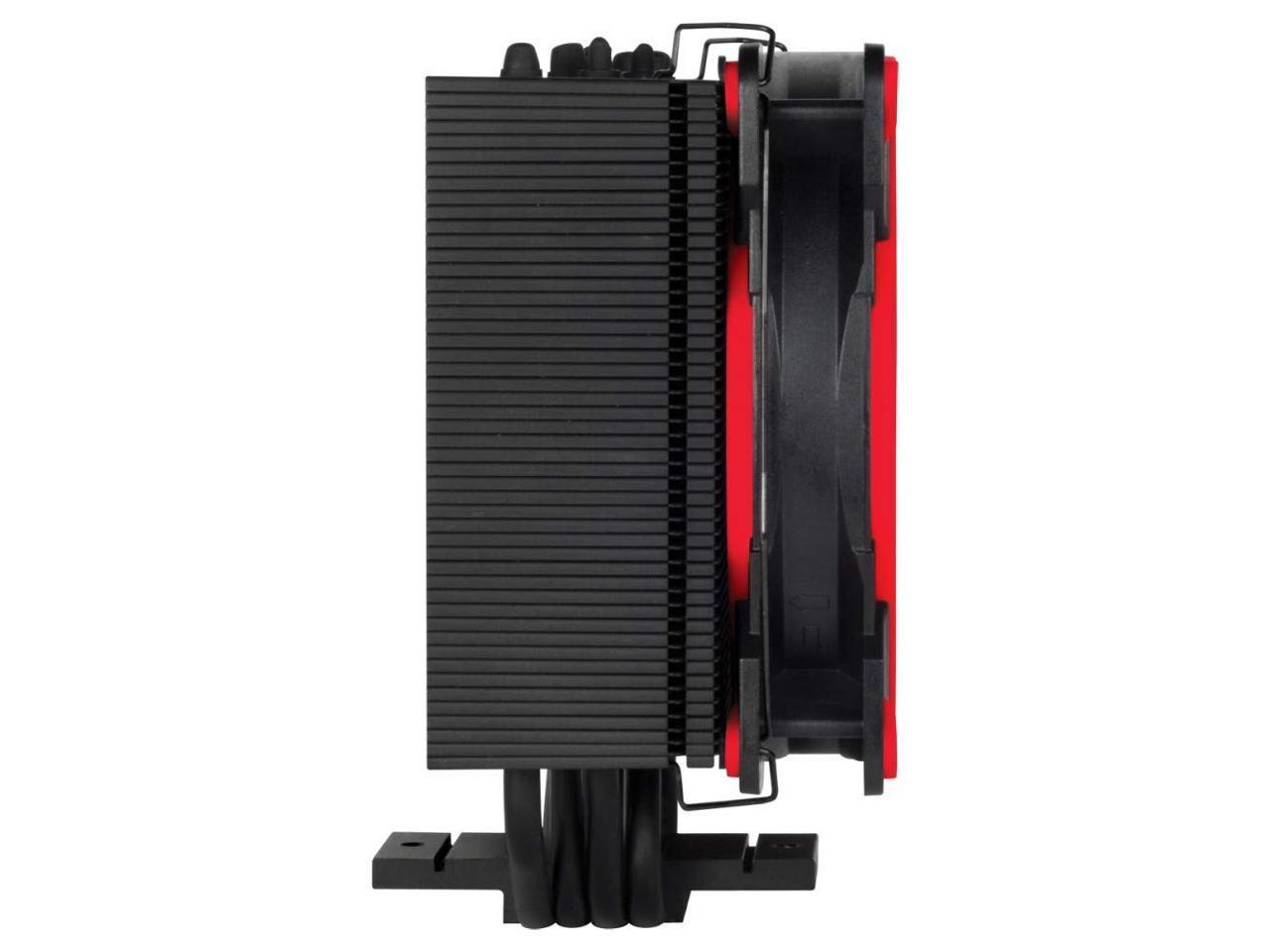 ARCTIC Freezer 34 eSports DUO Edition - Tower CPU Cooler with Push-Pull Configuration I Silent 3-Phase-Motor and wide range of regulation 200 to 2100 RPM - Includes 2 low noise PWM 120 mm Fans – Red