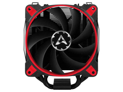 ARCTIC Freezer 34 eSports DUO Edition - Tower CPU Cooler with Push-Pull Configuration I Silent 3-Phase-Motor and wide range of regulation 200 to 2100 RPM - Includes 2 low noise PWM 120 mm Fans – Red