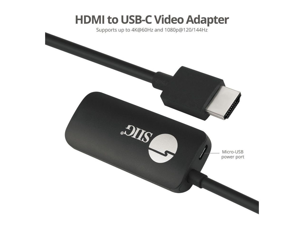 Siig Hdmi To Usb-C Port 4K 60Hz Converter Adapter
