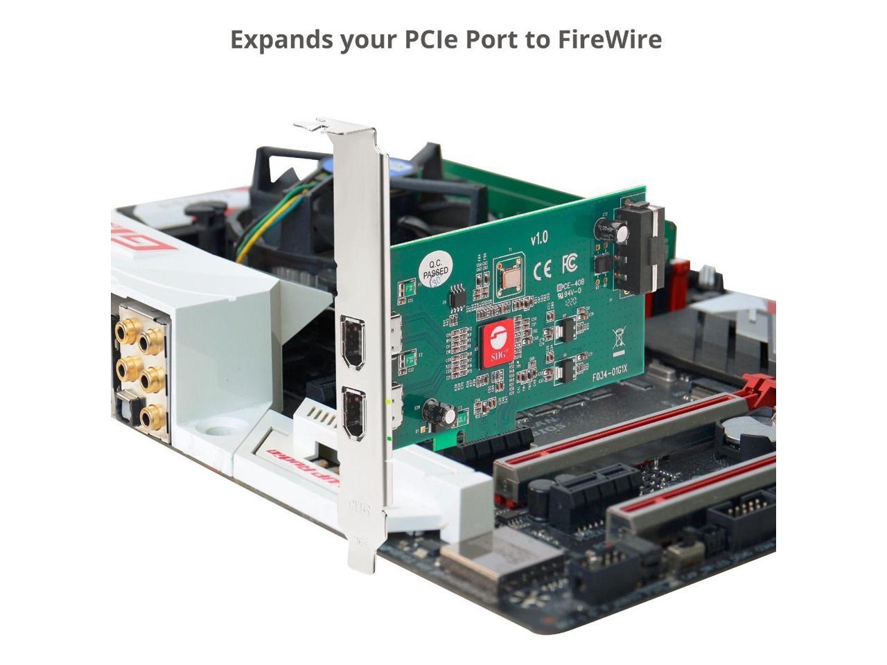 Siig Dual Profile 2 Port Firewire Pcie