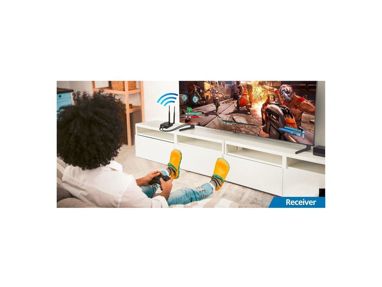 SIIG Dual Antenna 5G Wireless 1080p HDMI Extender with IR 100M CEH26X11S1