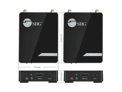 SIIG Dual Antenna 5G Wireless 1080p HDMI Extender with IR 100M CEH26X11S1