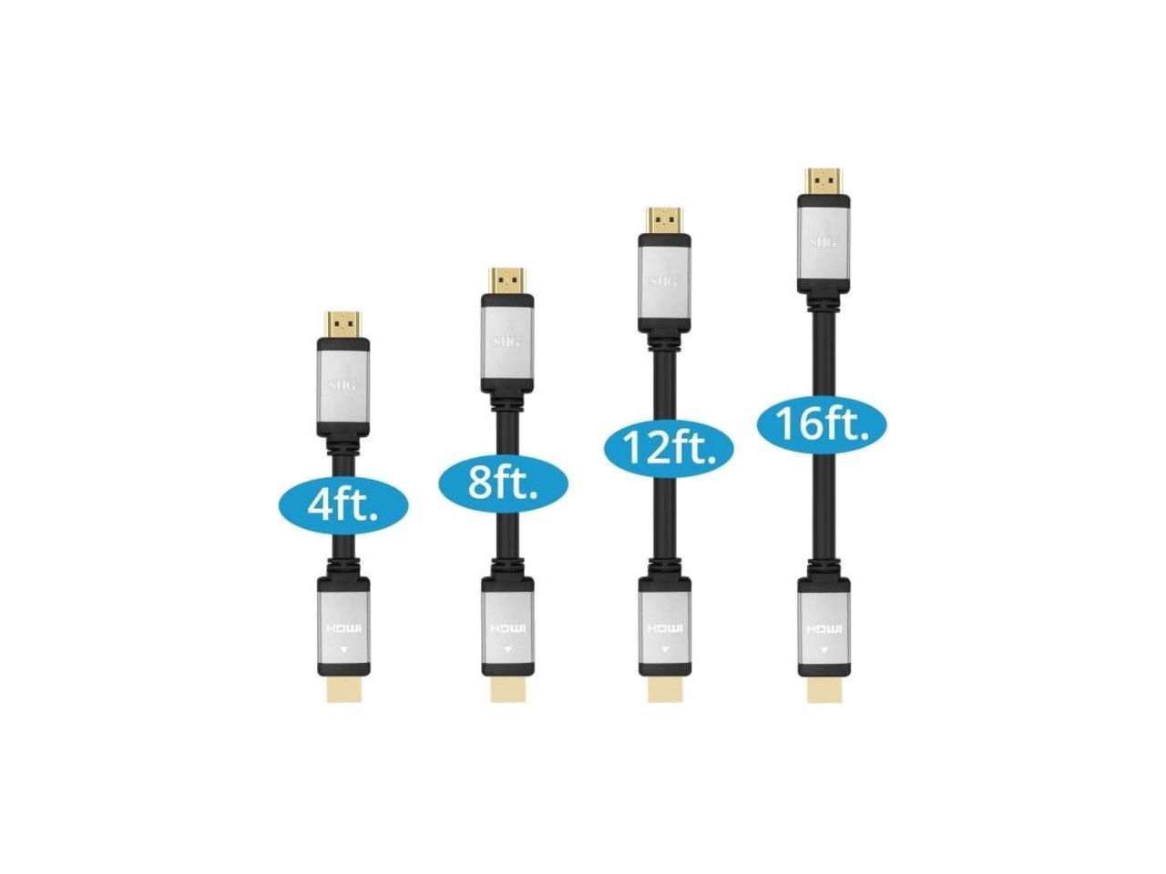 SIIG 16' 4K High Speed HDMI Cable 18GBPS Bandwidth