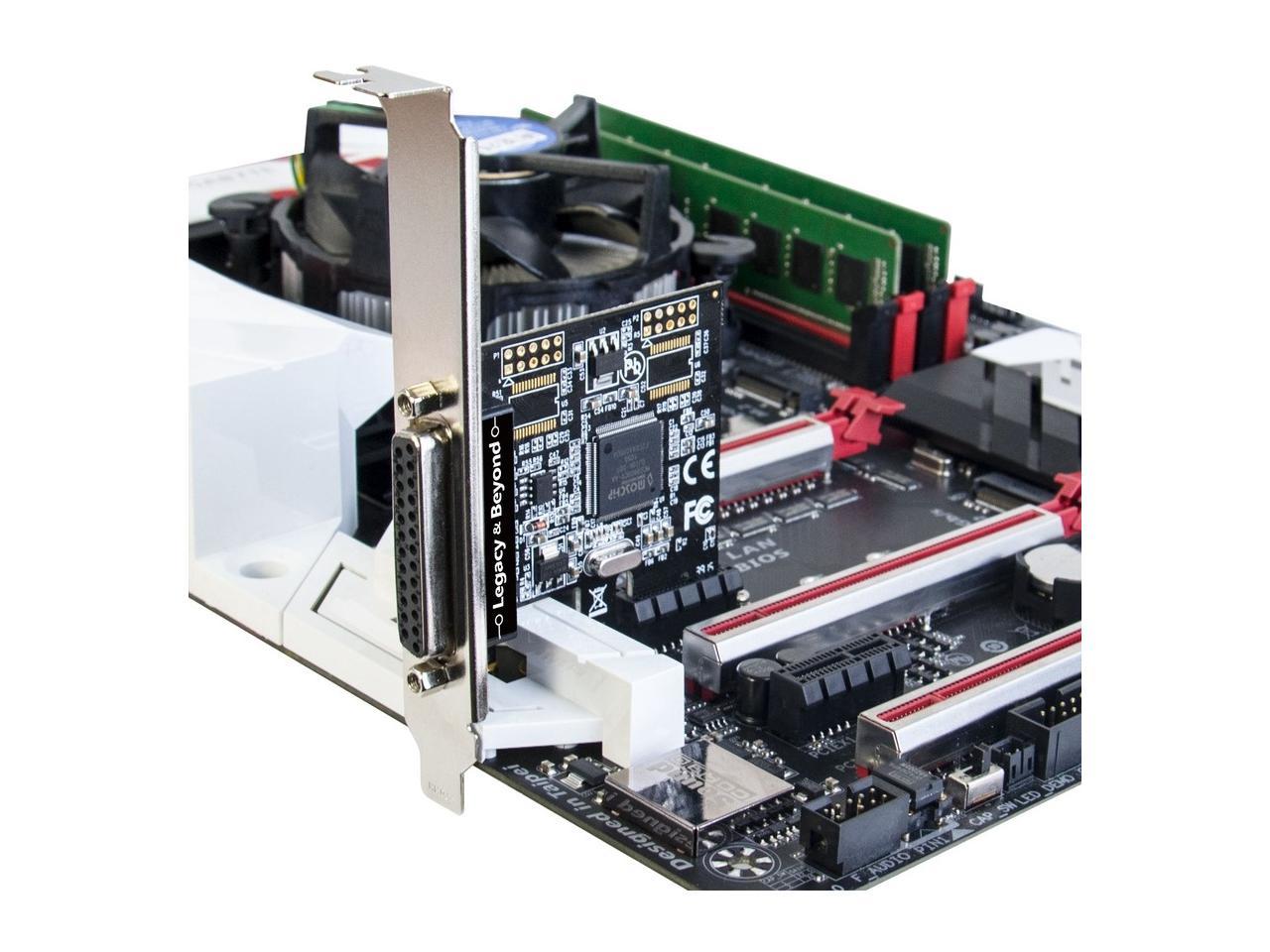 SIIG Single Parallel Port PCIe Card LB-P00014-S1
