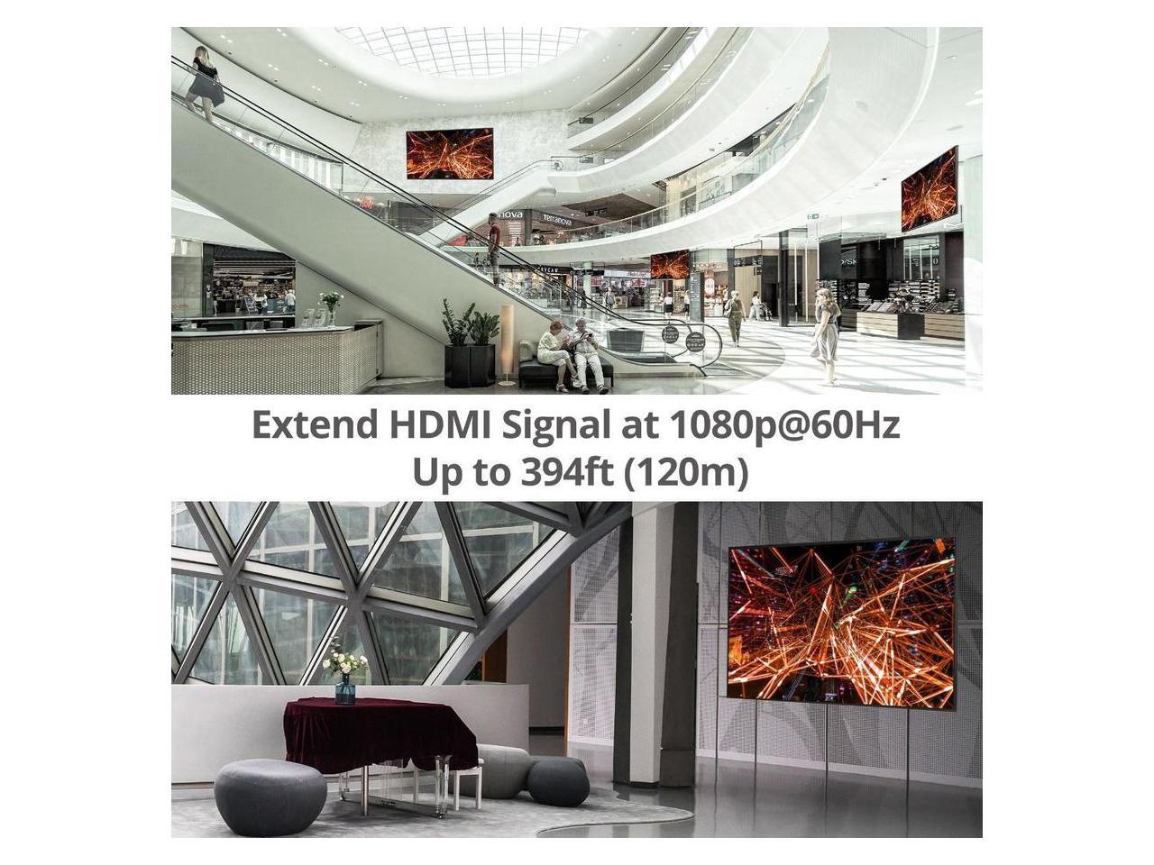 SIIG HDMI HDbitT Over IP Extender with IR Receiver CE-H26U11-S1
