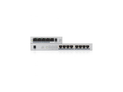 ZYXEL 8-Port GbE Unmanaged PoE Switch - 8 Ports - Manageable - 2 Layer Supported - Twisted Pair - -