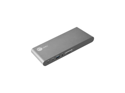 SIIG USB-C Dual 4K Video MST Docking Station with 60WPD Charging - Ingenious Detachable Design - Ultra-speed Data Transfer - 3 Display Modes