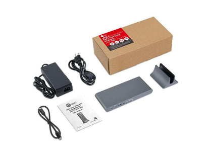 SIIG USB-C Dual 4K Video MST Docking Station with 60WPD Charging - Ingenious Detachable Design - Ultra-speed Data Transfer - 3 Display Modes