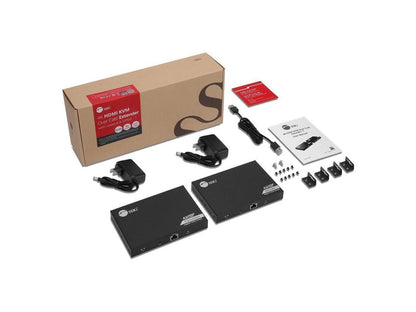 SIIG 4K 60Hz HDR HDMI KVM Over Cat6 Extender with S/PDIF & Touch Screen Support - 1 Computer(s) - 1 Local User(s) - 1 Remote User(s) - 229.66 ft Range - 4K - 3840 x 2160 Maximum Video Resolution -