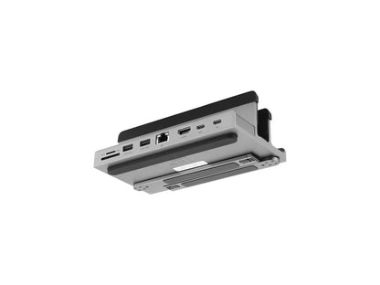 SIIG USB-C Laptop Stand W/ 4K Docking Station - Unique multitasks design for foldable holder and vertical Laptop stand & Docking station - HDMI 4K@60Hz display - Two USB-A 5Gbps - Gigabit Ethernet