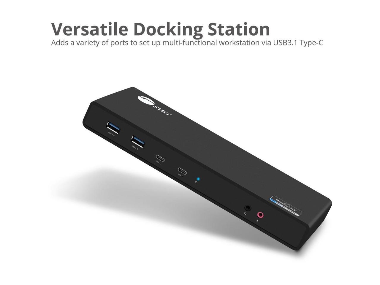 USB 3.1 TYPE-C DUAL 4K DOCKING