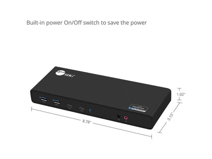 USB 3.1 TYPE-C DUAL 4K DOCKING