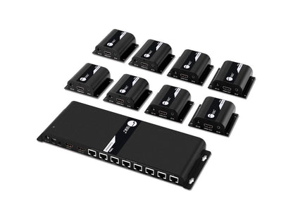 Siig 8-Port Hdmi Splitter Over Cat6 Extender With Ir - 40M