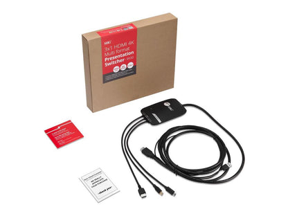 Siig 3X1 Hdmi 4K Multi Format Presentation Switcher - Byod